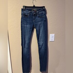 Arizona Jean Company Women's Dark Blue Skinny Jeans size 0 long
